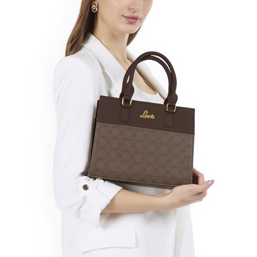 Lavie Women's Mono Salma Solid Satchel Bag for Women | Satchel Handbag for Work | Ladies purse | Stylish Shoulder Bag | Gift For Ladies