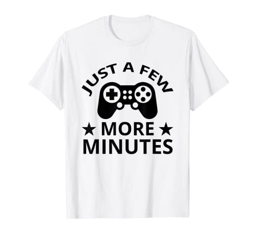 Solo qualche minuto Più Video Game Player Console PC Geek Maglietta