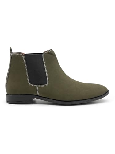 Image of Men's Slip On Fashion Chelsea Boots | High Tops, Soft Cushioned Insole, Comfortable Fit, Trendy, Stylish Boots