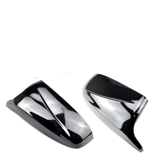Coque rétroviseur BMW X5 E70 en finition noir brillant look carbone chic