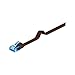 Goobay 96359 CAT 6A U/UTP Flat-Patch Cable, Dark Brown, 7m Length
