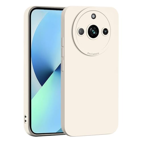TAUYN Funda para Realme 11 Pro+/Realme 11 Pro, Ultradelgado Silicona Anticaída Carcasa, Suave y Absorbe Impactos, Anti-choques Funda, Blanca