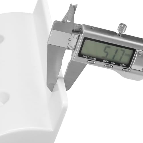 QWORK® Solarpanel Montagehalterungen, Bohrfreie Solarplatten Halterung, für Wohnmobile, Wohnmobile, Dächer, Weiß, 7PC