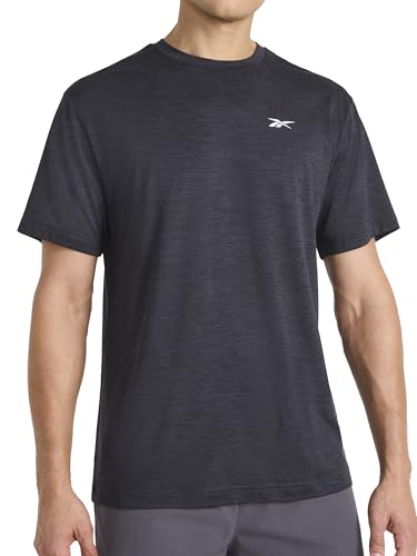Reebok Men’s Strike Short Sleeve Crewneck T-Shirt,...
