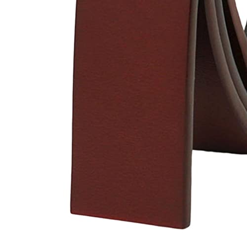 2x Premium Leather Belt Strap for Men's Ratchet Buckle System3