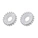 Produktbild The Lord of the Tools Schiebedach Motor Zahnrad 19 Zähne Stahl Reparatursatz A2048201442 A1548201432 2 Stück W202 W203 W204 W210 W211 W212 Versilberung