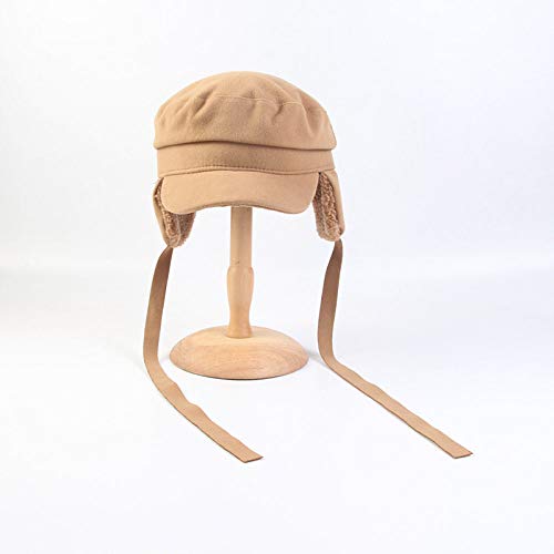 Chapeau aviateur homme coton épais casquette hiver windproof