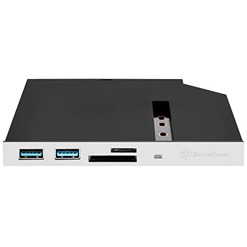 SilverStone FPS01 Adaptador Bay 12.7mm para M.2 SATA SSD miniatura 1