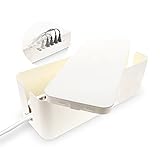 Cable Management Box for Cords and Cables, Organizer Box and Cord Cover, Cable Organizer for Loose Cords of Gadgets at Home or The Office - Keep It Simple