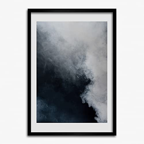 Cadre photo 50x70 cm blanc fumé pour créer une galerie murale chic dans le salon