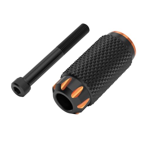 Repose-Pieds de Sélecteur Orange en Aluninium CNC pour Harley Street Glide