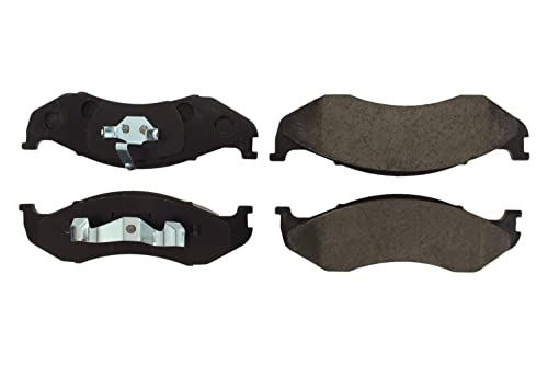 Image of Centric Posi-Quiet Ceramic Replacement Front Disc Brake Pad Set with Shims for Select Jeep Model Years (105.04770)