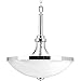 Progress Lighting P500054-015 Topsail Three-Light Inverted Pendant, Polished Chrome