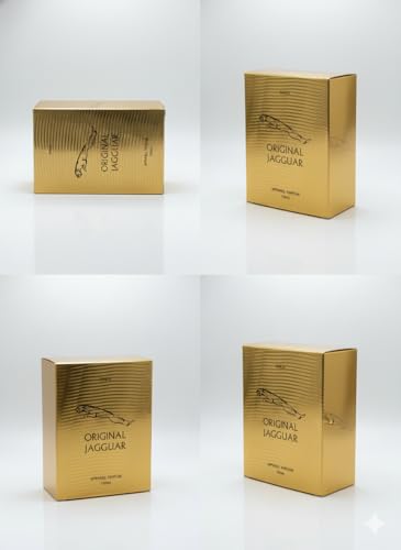 Image of Original Jagguar Apparel Parfum, Premium Fragrance for Men, 100ml, Gold Glass Bottle with Luxury Bronze Cap