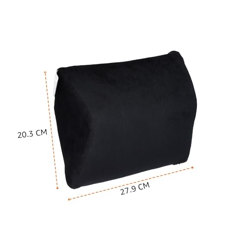 Image of araami Car Neck Rest Pillow Seat Cushion Headrest Ergonomic Neck Support Help Relieve Neck Pain for Driver Front Back Seat, Office Chair, Fit Most Vehicles (Black Pack of 1) (Squre Shape)