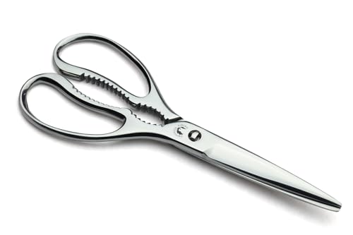 Chaucer All Stainless Steel Japanese Kitchen Shears 7.5 Inch (190mm)