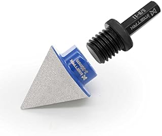 iMetrx Tile Cone Grinder Diamond Beveling Champfer Bits 35mm(1-3/8'') Diamond Countersink Drill Bits Calidad Tools Tile Cone