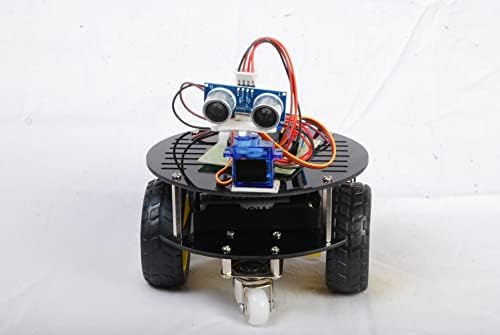 Kit4Curious Ultrasonic sensor based obstacle avoiding robot complete ...