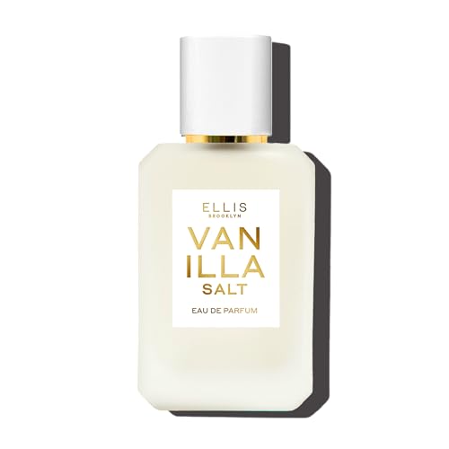 Ellis Brooklyn VANILLA SALT Eau de Parfum 1.7oz / 50ml - Gourmand Vanilla Perfume with Sea Salt Luminous Musk and Jasmine- Clean Vegan Cruelty-Free Long Lasting Perfumes for Women