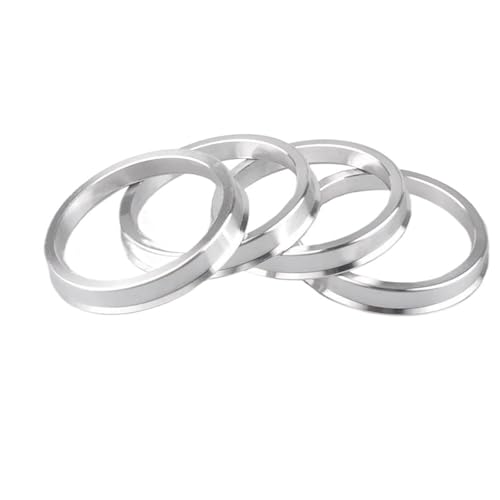 Bague de centrage 74.1-54.1 mm pour moyeu de roue de voiture - Lot de 4 pièces
