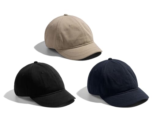 Image of Adjustable Mens and Womens Sun Hat Short Brim Baseball Cap