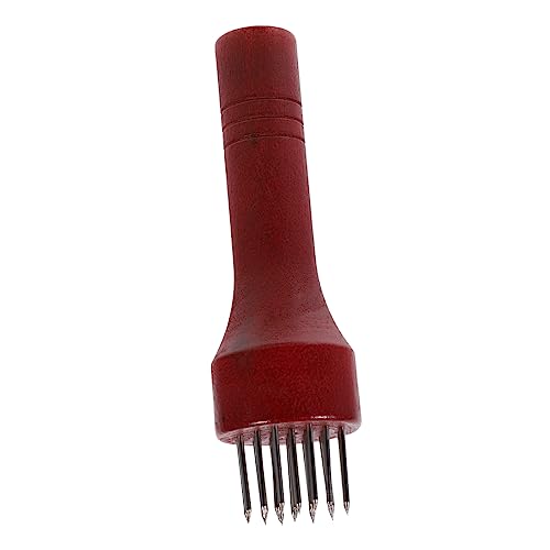 VICASKY Stainless Steel Meat Tenderizer Tool Ergonomic Wood Handle for Tenderizing Beef Pork Chicken and Poultry Easy to Use Kitchen Gadget for Softening Meat Fibers