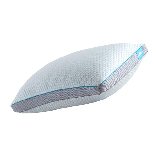 Premium Pillows 1 Pack Hotel Quality Hybrid Neck Pillow For Bed Stomach Back Side Sleepers Filled With Shredded Memory Foam Pillow And Down Alternative Hypoallergenic Soft Breathable Bamboo Fabric