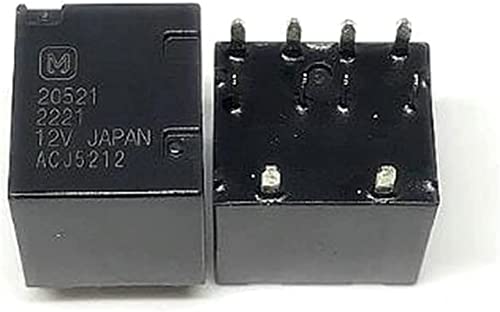 Relais 12V ACJ5212 10PIN automobile avec contacts renforcés pour l'électronique embarquée