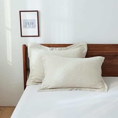 Simple&Opulence 100% Linen Pillow Covers Cover