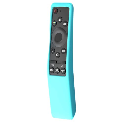 DOKRIN Mandos a distancia (Electrónica),Una funda protectora azul para mando a distancia, funda protectora de silicona a prueba de golpes, adecuada para mandos a distancia de televisores Samsung.