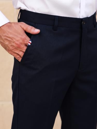 Image of TOPLOT Men's Casual Trouser | Regular Fit Design with Comfortable Structure | Clean Look with Versatile Styling | Easy Movement Fit Ideal for Casual, Office & Daily Use (5205)