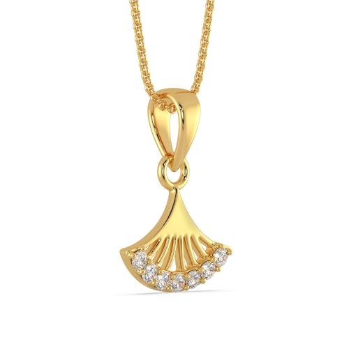Malabar Gold & Diamonds Yellow Gold Pendant for Women 22k | 22 kt (916) BIS Hallmark Gold Pendant for Women & Girls | 22 Karat Gold Jewellery for Birthday, Wedding, Anniversary... - Image 4
