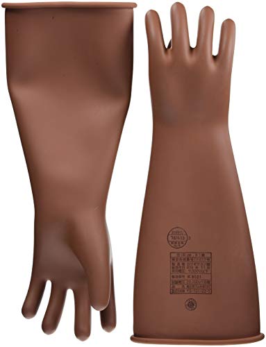 ヨツギ 高圧ゴム手袋 455mm 中 YS-101-22-01