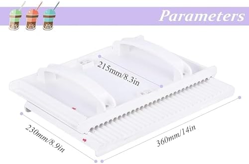 DIY Tapioca Pearls Making Machine, Manual Pearl Rubbing Board for Bubble Tea, Handmade Tapioca Pearls Forming Tool, Perfect for Milk Tea Lovers