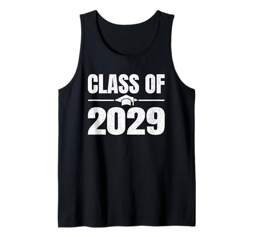 Class Of 2029 Graduate Shirts for Family Him Her Graduation Camiseta sin Mangas