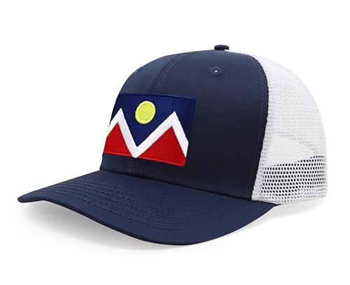 Image of International Tie City Hat for Men and Women, Adjustable Snapback Trucker Baseball Cap with Embroidered Patch