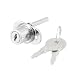 Produktbild Office Home Security Cabinet Silber Tone Zylinder Drawer Lock w Keys