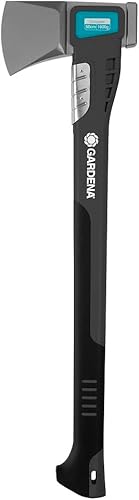 Gardena 08718-48 Corte 1600 S Idónea para cortar y hender la leña Cuchilla afilada en forma de cuña. Hacha, 23.6 in-1600S, Estándar