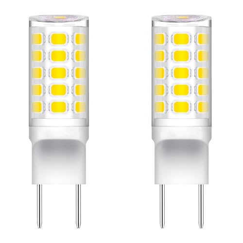 Comparison: Best Microwave Under 100 7 Noobibaba Upgraded Glass Microwave Light Bulbs Under Hood, G8 LED Bulb for LG Samsung GE Microwave Light Bulb GY8.6 Bi-Pin Base, 4W 120V Replace WB08X10057 WB08X10051 Daylight White 2-Count