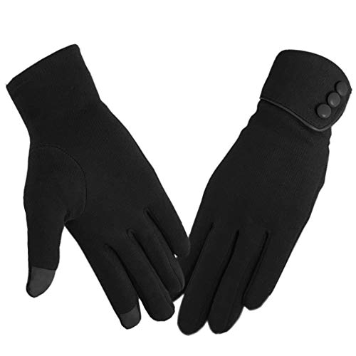 AinkouFashion Touch Screen Gloves Soft Comfortable Windproof with Velvet Inside for Women Girls Winter Warm Wear