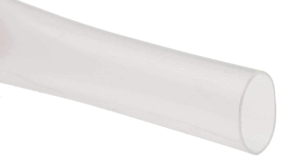 HellermannTyton 308-10903, Guaina termoretraibile con Adesivo, Trasparente, 9 mm, Tasso di restringimento: 3:1, 5 m
