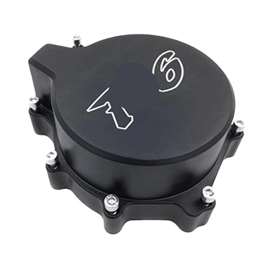 Cárter motor negro YZF-R6 evita roturas con esta cubierta estator