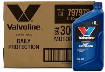 Valvoline Daily Protection SAE 30 Conventional Motor Oil 1 QT, Ca...