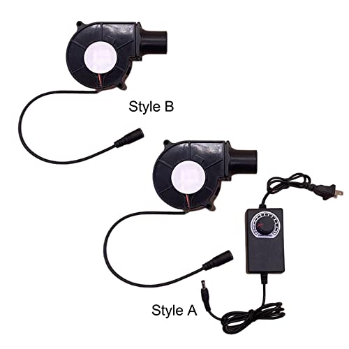 Image of Barbecue Air Blower Mini Camping Fire Stove Metal Fan for Grills Stove Tools Style A