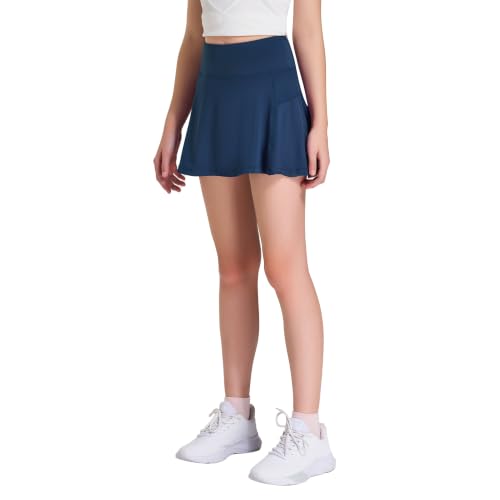 Image of FitsT4 Sports Girl's Golf Skirt Adjustable Waist Active Tennis Skort UPF50+