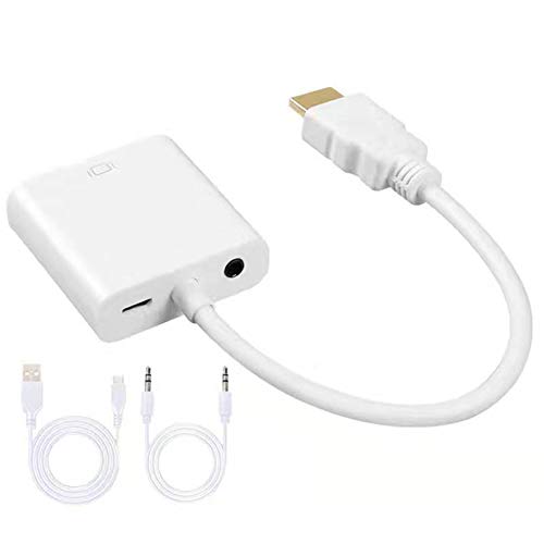 Adaptateur HDMI vers VGA 1080P convertisseur audio video tablette PC