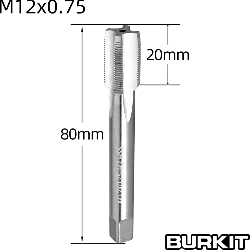 Image of Burkit M12 X 0.75 Tap and Die Set Right Hand