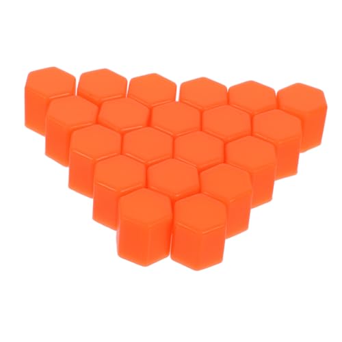 DECHOUS 20Pcs Glow The Dark Wheel Lug Nut Covers for Vehicles Easy Installation Wheel Nut Caps for Enhanced Protection Against and Fit for Car