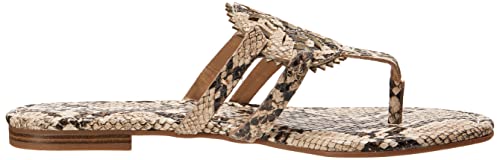 Circus Ny Womens Canyon Black White Snake Print Thongs 7.5 M #TOP5