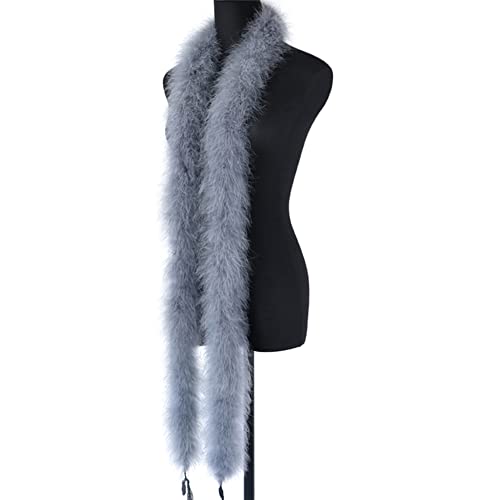 TETHYSUN Federboa Girlande Weiß 5x2m - Weihnachtsbaum Deko & Party Dekoration